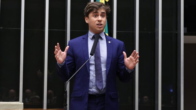Deputado federal Nikolas Ferreira em evento público