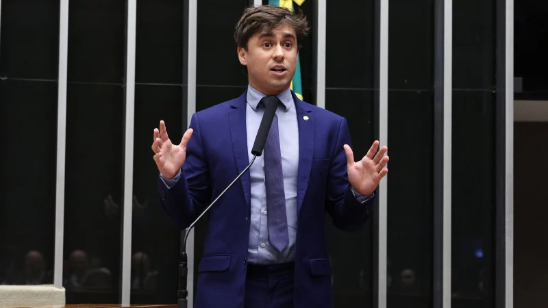 Deputado federal Nikolas Ferreira em evento público