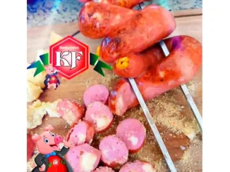 Linguiça defumada embalada em prateleira de supermercado. Foto: Agência Brasil