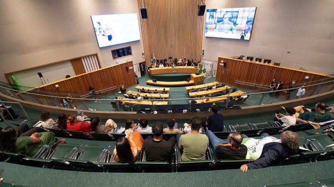 Plenário da Câmara Legislativa do Distrito Federal, em Brasília