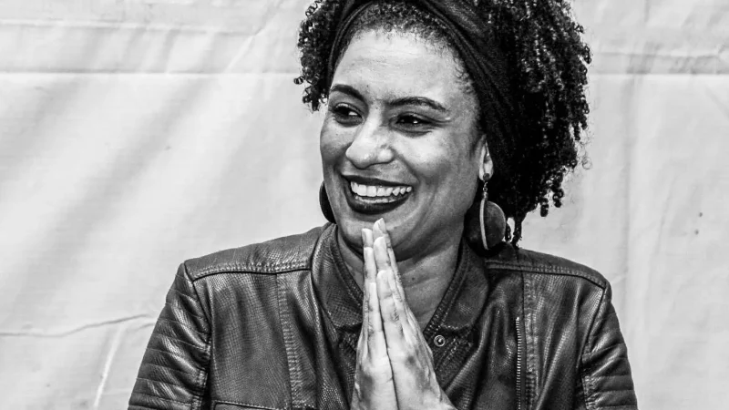 Foto recente de Luyara Franco, filha de Marielle Franco. Foto: Agência Brasil
