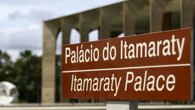 Fachada do Palácio do Itamaraty, em Brasília. Foto: Marcelo Camargo/Agência Brasil