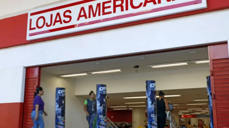 Fachada de uma loja da Americanas. Foto: Bruno Peres/Agência Brasil