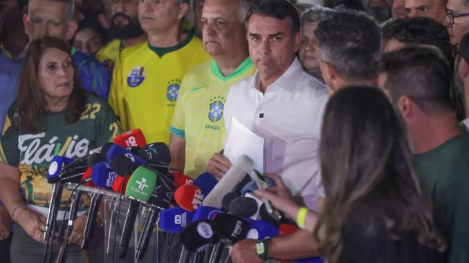 Senador Flávio Bolsonaro em foto recente. Foto: Joédson Alves/Agência Brasil