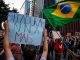 Protesto em frente à sede da Meta, na avenida Faria Lima, em São Paulo. Foto: Marlon Marinho (Pexels)