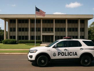 Fachada da Embaixada dos Estados Unidos em Brasília