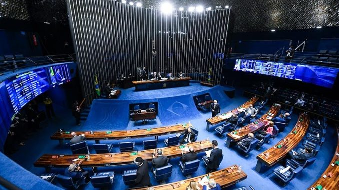 Plenário do Senado Federal durante sessão. Foto: Agência Senado