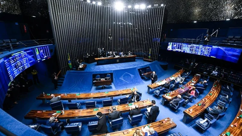 Plenário do Senado Federal durante sessão. Foto: Agência Senado