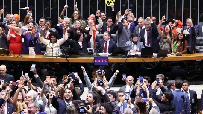 Plenário da Câmara dos Deputados, em Brasília