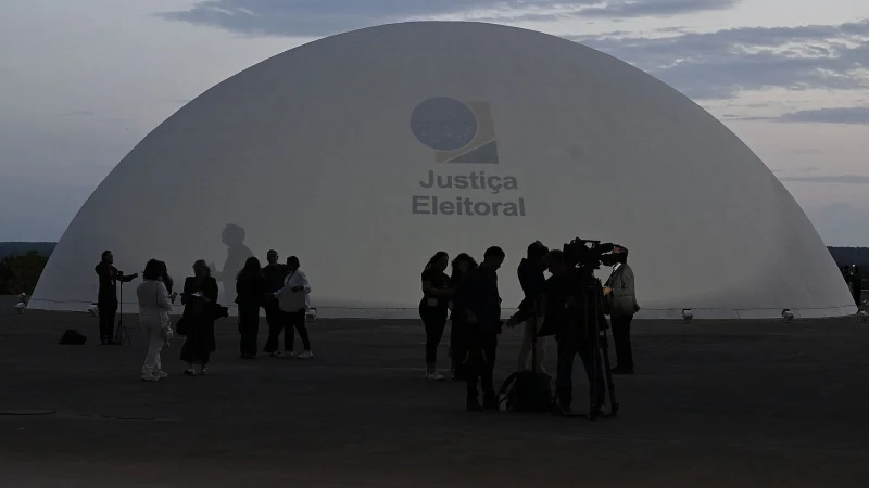 Fachada do Tribunal Superior Eleitoral, em Brasília